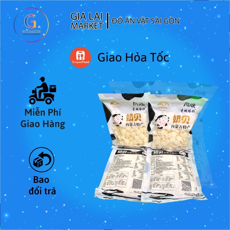 Kẹo Sữa Bò Nén 1 gói 250gr đo ăn văt ngon rẻ sài gòn │ Gia Lai market
