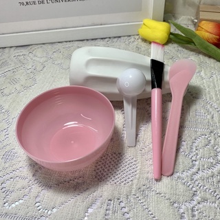 [Freeship] Combo cơ bản Bộ trộn đắp mặt nạ, chén, cọ, thìa (muỗng)