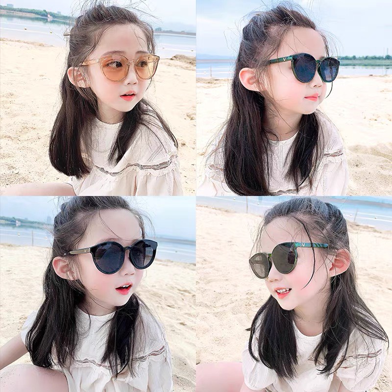 Kính mắt mát râm huyền thoại biển xanh thời trang sành điệu cho bé Chống nắng bảo vệ mắt. Bé 9