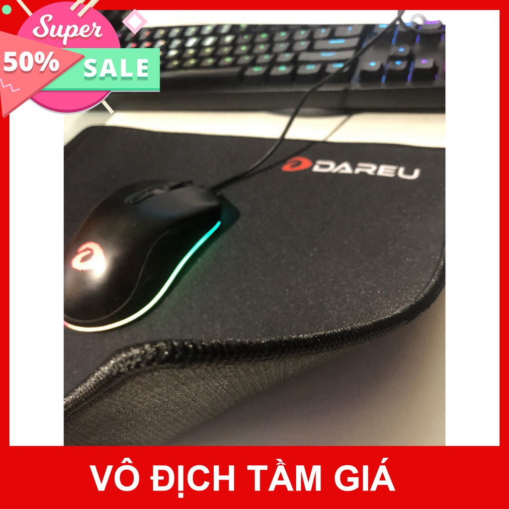 Bàn di chuột - Lót chuột - Pad chuột Dareu ESP100 - Bề mặt mịn - Khâu viền - Kích thước 350X255X4mm
