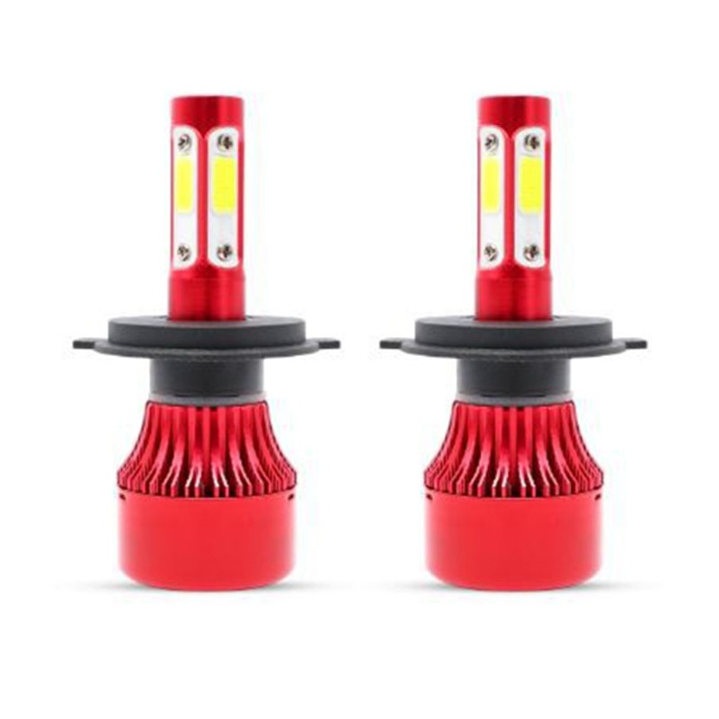 run H7/H11/9005/9006/9004/9007/H13/5202/H4 1 pair of 360-degree luminous car LED headlight bulbs