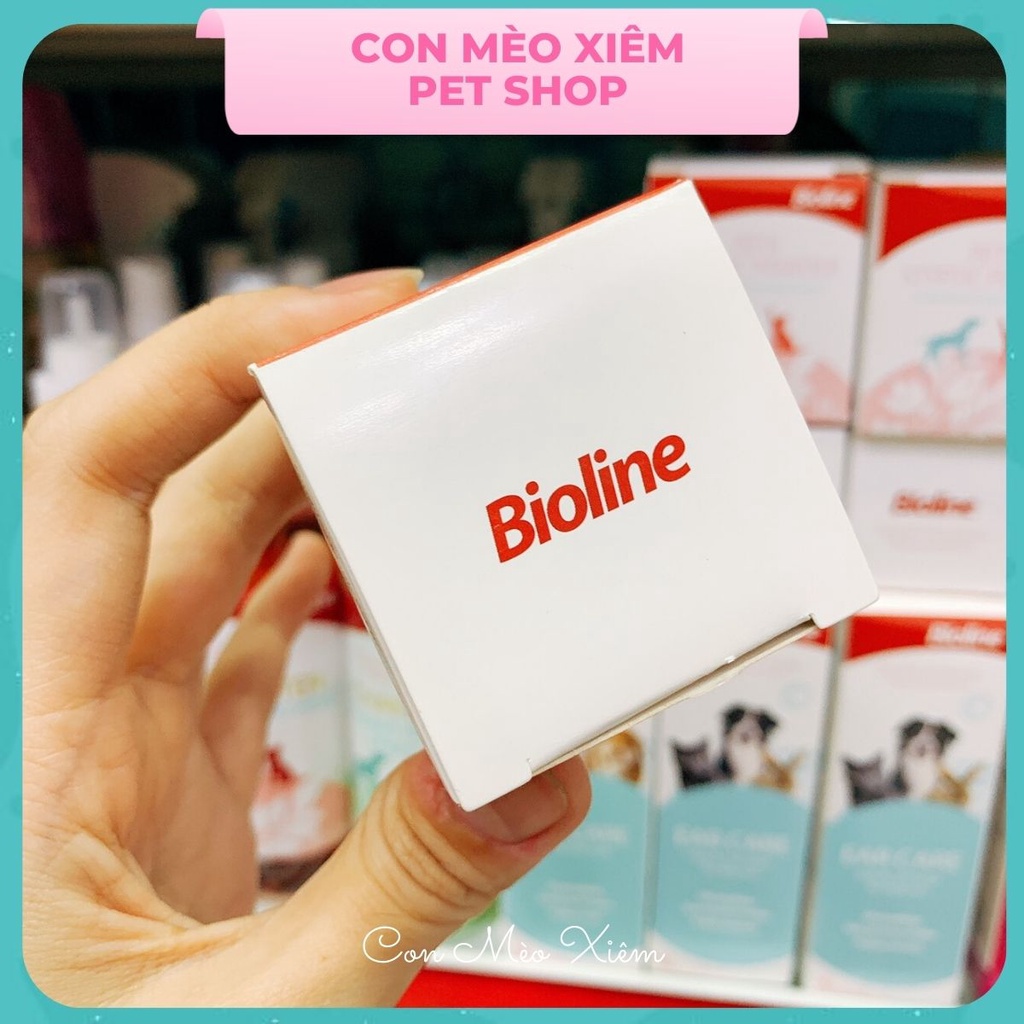 Bột cầm máu chó mèo Bioline 14g, phụ kiện grooming chăm sóc thú cưng Con Mèo Xiêm