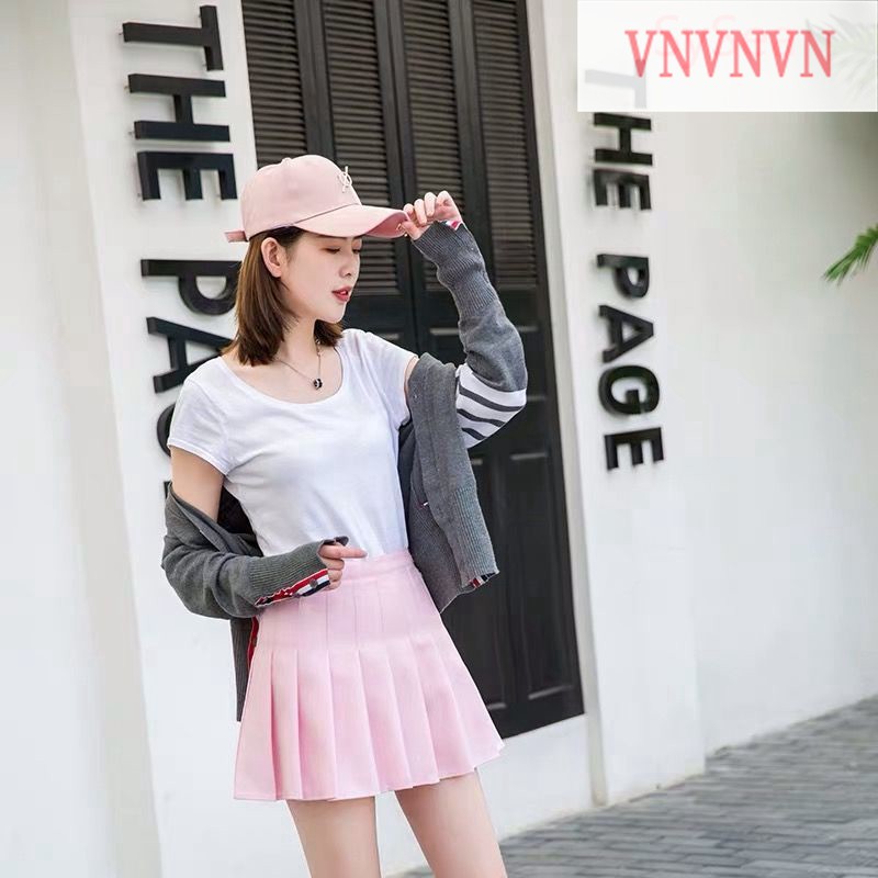 Chân Váy Midi Chữ A Lưng Cao Xếp Li | BigBuy360 - bigbuy360.vn