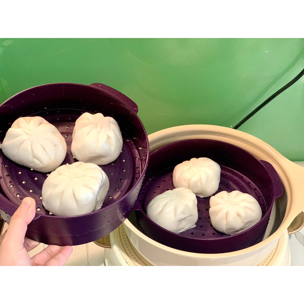 Xửng hấp 3 Tầng Steam It Màu Tím