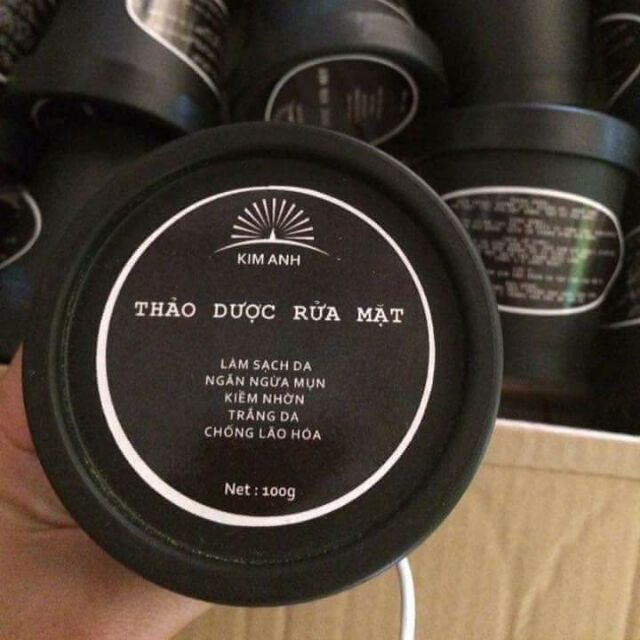 Bột thảo dược rửa mặt