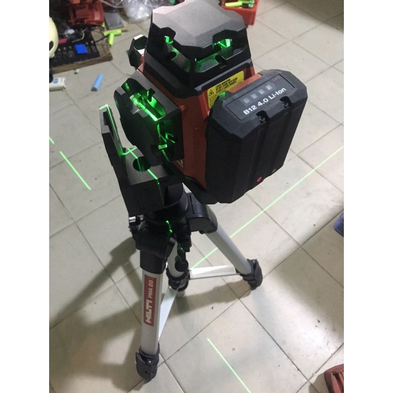 Hilti đèn lazer tia xanh cân mực ngoài trời trong nhà pm30