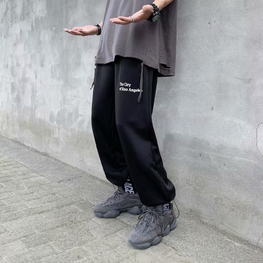 quần ống rộng Lưng Rút Dây Phong Cách Năng Động Dành Cho Nam / Size M-2Xl