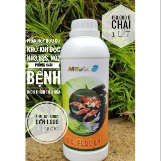 Vi sinh hồ koi bio floc em chai 1l