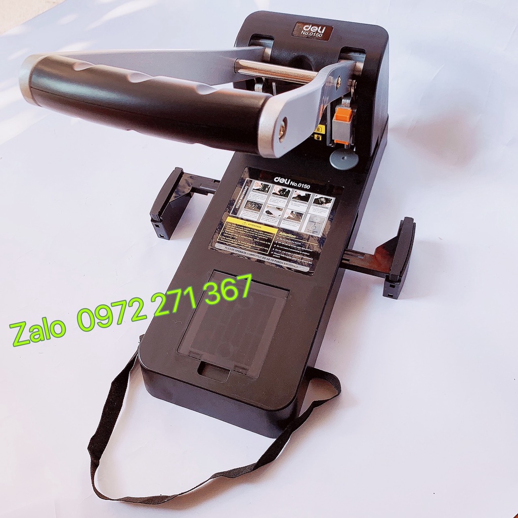 Máy đục lỗ đại 150 tờ Deli - Đục 2 lỗ deli 150 chính hãng