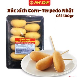 Xúc xích corn torpedo kiểu Nhật 500g