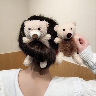 1 Dây Cột Tóc Co Giãn Hình Gấu Dễ Thương
