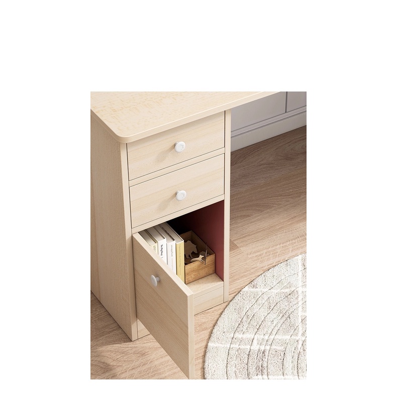 Bàn làm việc văn phòng đa năng liền kệ mẫu mới cao cấp Tâm House B125
