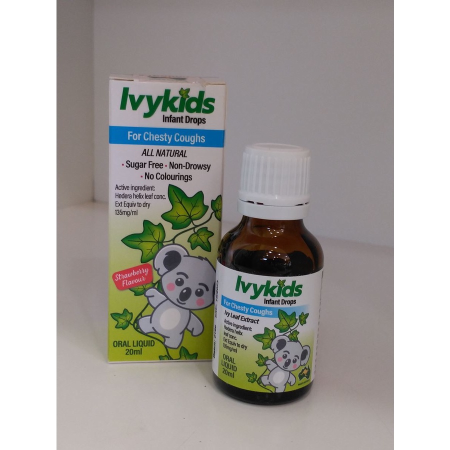 Tinh chất ho Ivy Kid Úc 20ml cho bé từ sơ sinh