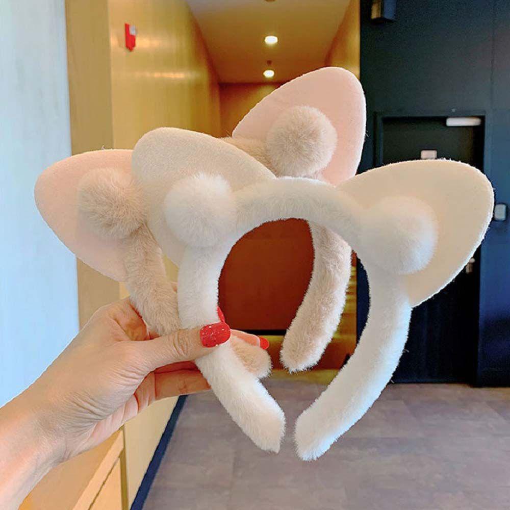 1 Băng Đô Tai Mèo Bằng Lông Nhung Dễ Thương Xinh Xắn