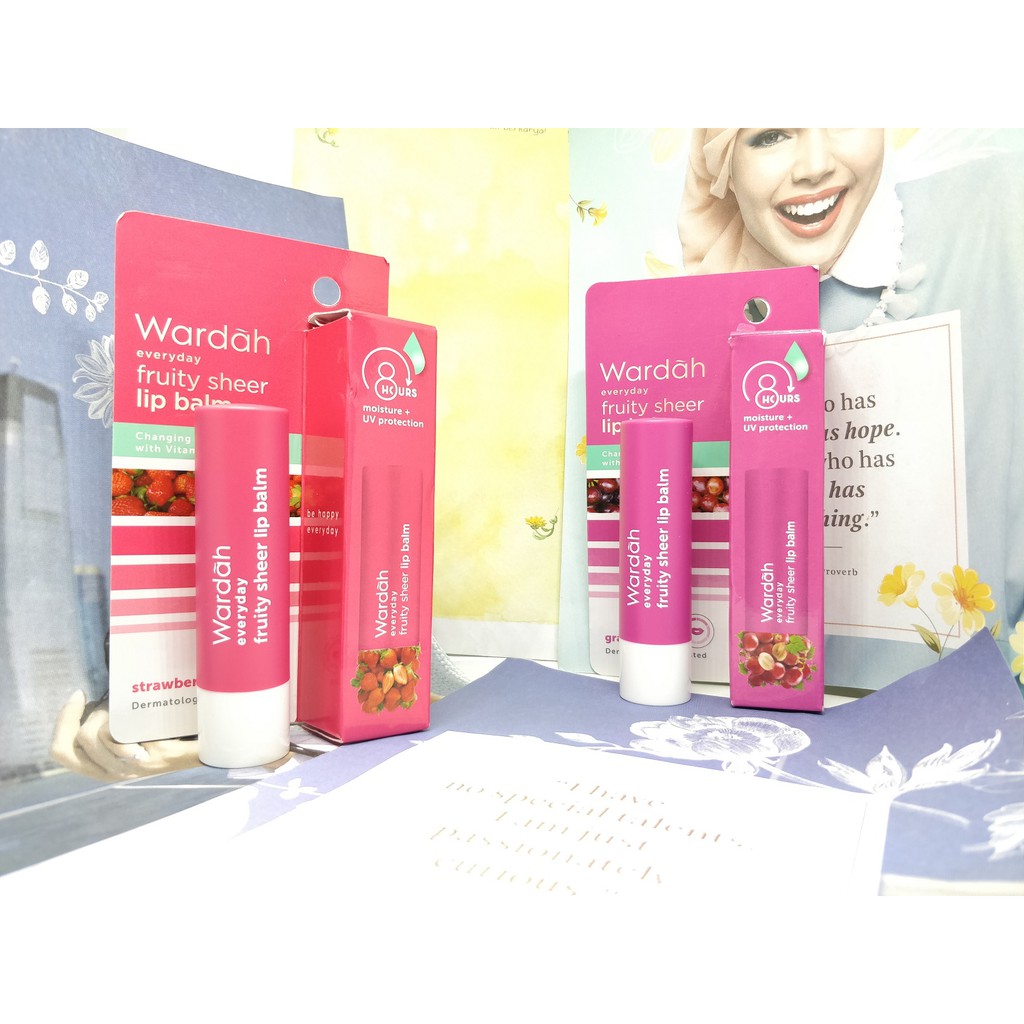 (hàng Mới Về) Son Dưỡng Môi Wardah Everyday Hương Trái Cây | BigBuy360 - bigbuy360.vn