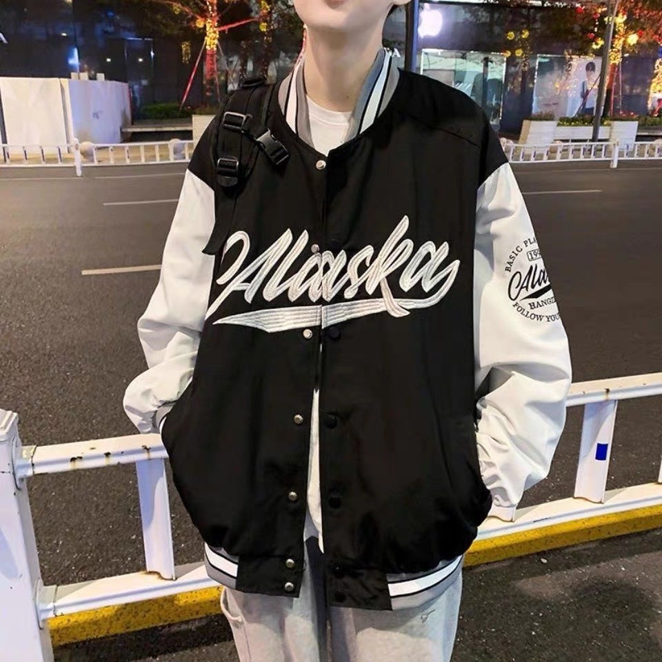 Áo Bomber phối tay House T &amp; T, áo khoác dù 2 lớp from to , UNISEX nam nữ mặc được ẢNH THẬT