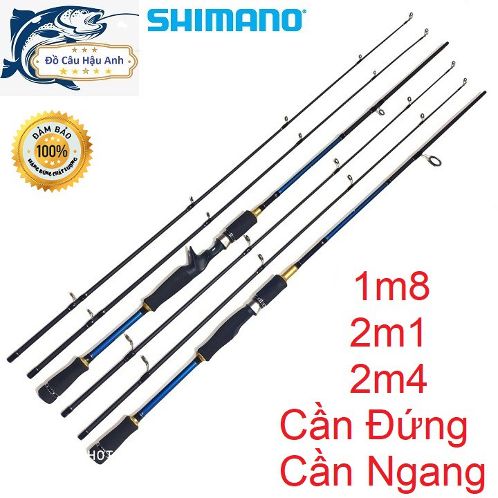 Cần câu lure 2 ngọn Shimano, cần câu cá chuyên lure