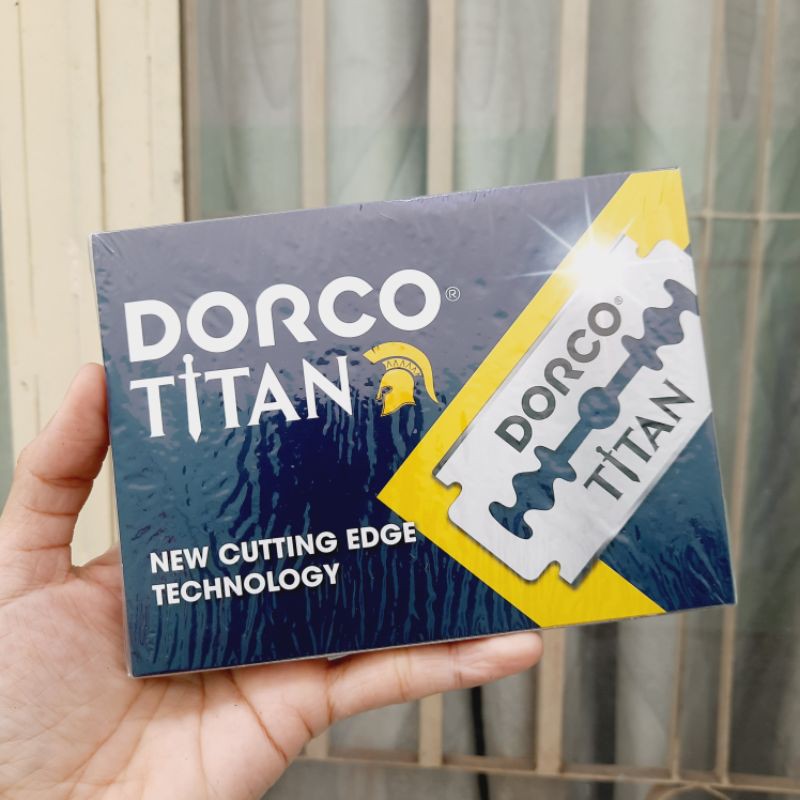 Hộp 10 lưỡi lam Dorco Titan trắng