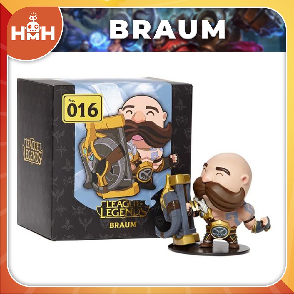 Mô hình liên minh huyền thoại, Decor bàn học, Mô hình LOL Nautilus, Darius, Braum, Gragas - Đồ sưu tầm