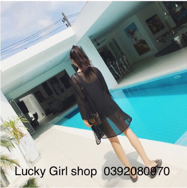 Áo khoác cardigan chống nắng đi biển dạo phố công sở sành điệu phong cách Hàn Quốc - Lucky Girl shop