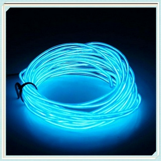 [light]Battery Operated Luminescent Neon 2.3mm LED Lights Glow Wire String Strip