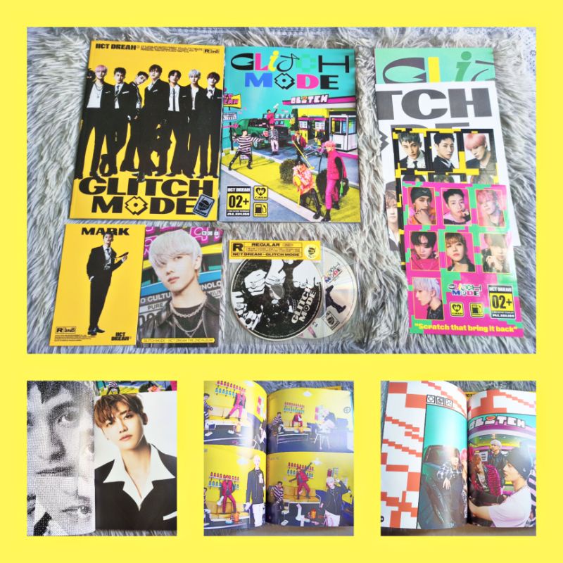 Album NCT DREAM GLITCH MODE không đồ random bộ hình màu sắc off
