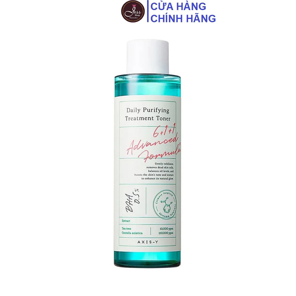 Nước Hoa Hồng Kiểm Soát Mụn Và Làm Dịu Da Axis Y Daily Purifying Treatment Toner 200ml