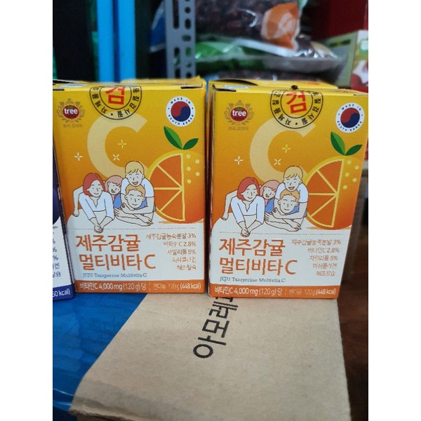 Viên ngậm Vitamin C Jeju Hàn Quốc 120g