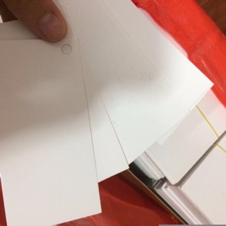 Flash card trắng - không khoen 1000 tờ - chưa đục lỗ