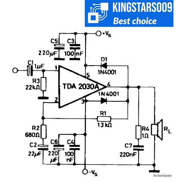 IC khuếch đại âm thanh TDA2030