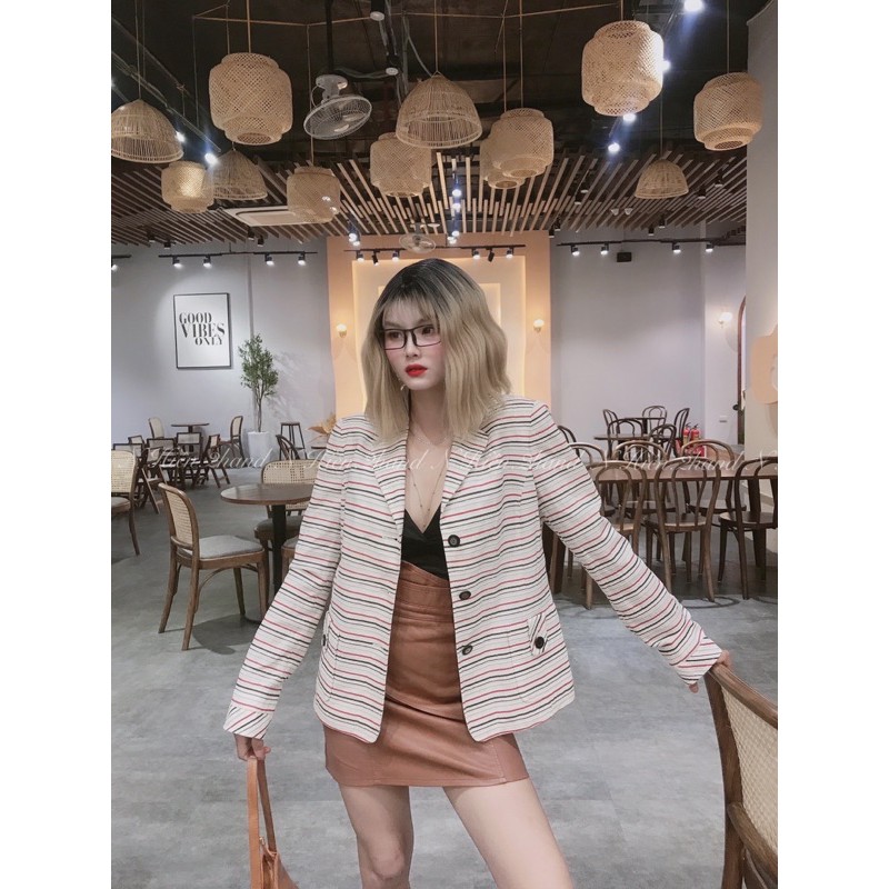 Áo khoác vest blazer Hàn si tuyển chọn N Hiền.2hand - V78