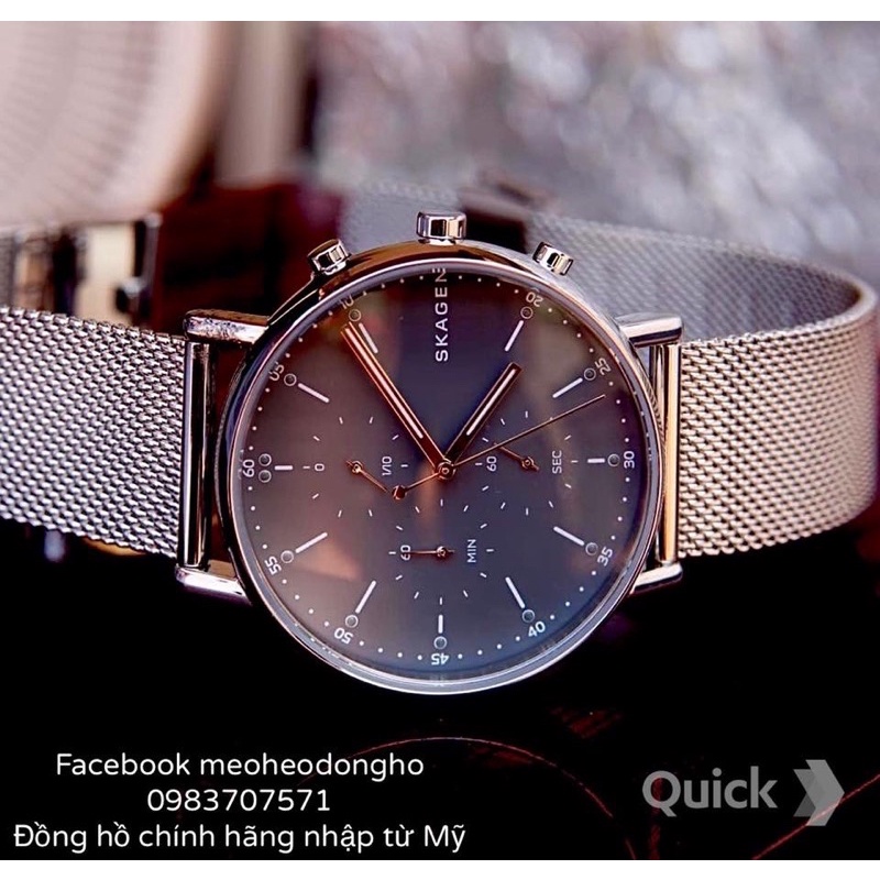ĐỒNG HỒ NAM/NỮ SKAGEN HALD SILVER GREY