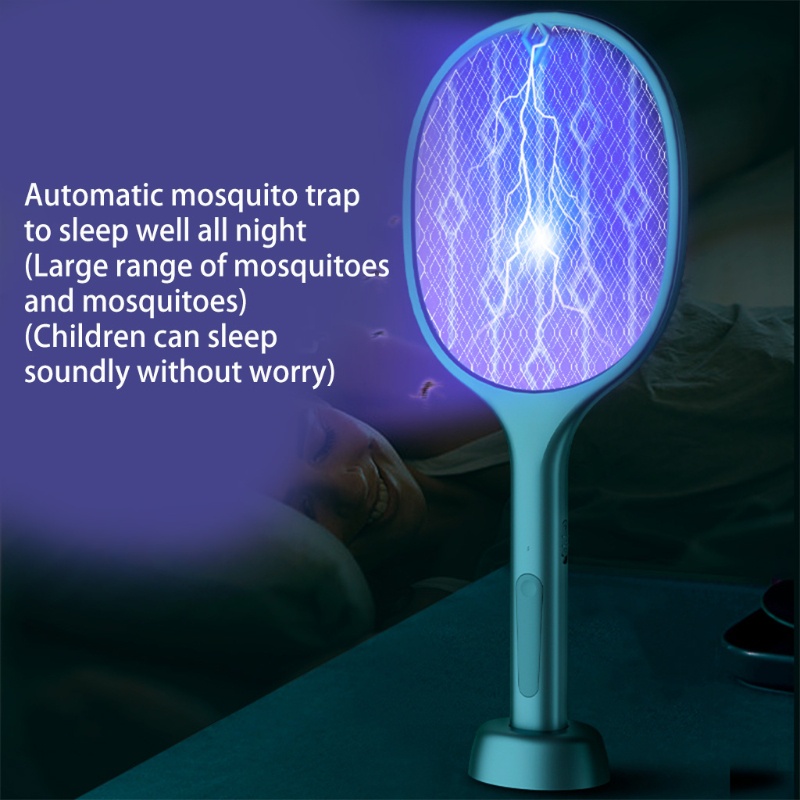 Vợt Điện Diệt Muỗi 3000v Có Đèn Led Tiện Dụng