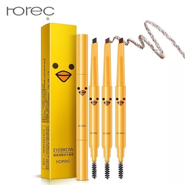 Chì kẻ mày 2 đầu Rorec Eye Brown nội địa Trung | BigBuy360 - bigbuy360.vn