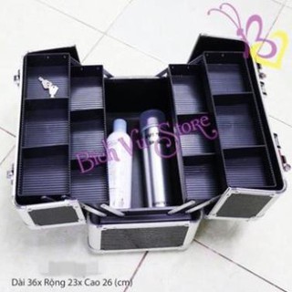 Cốp đựng nail, đồ trang điểm chính hãng KT: 36x26x22cm