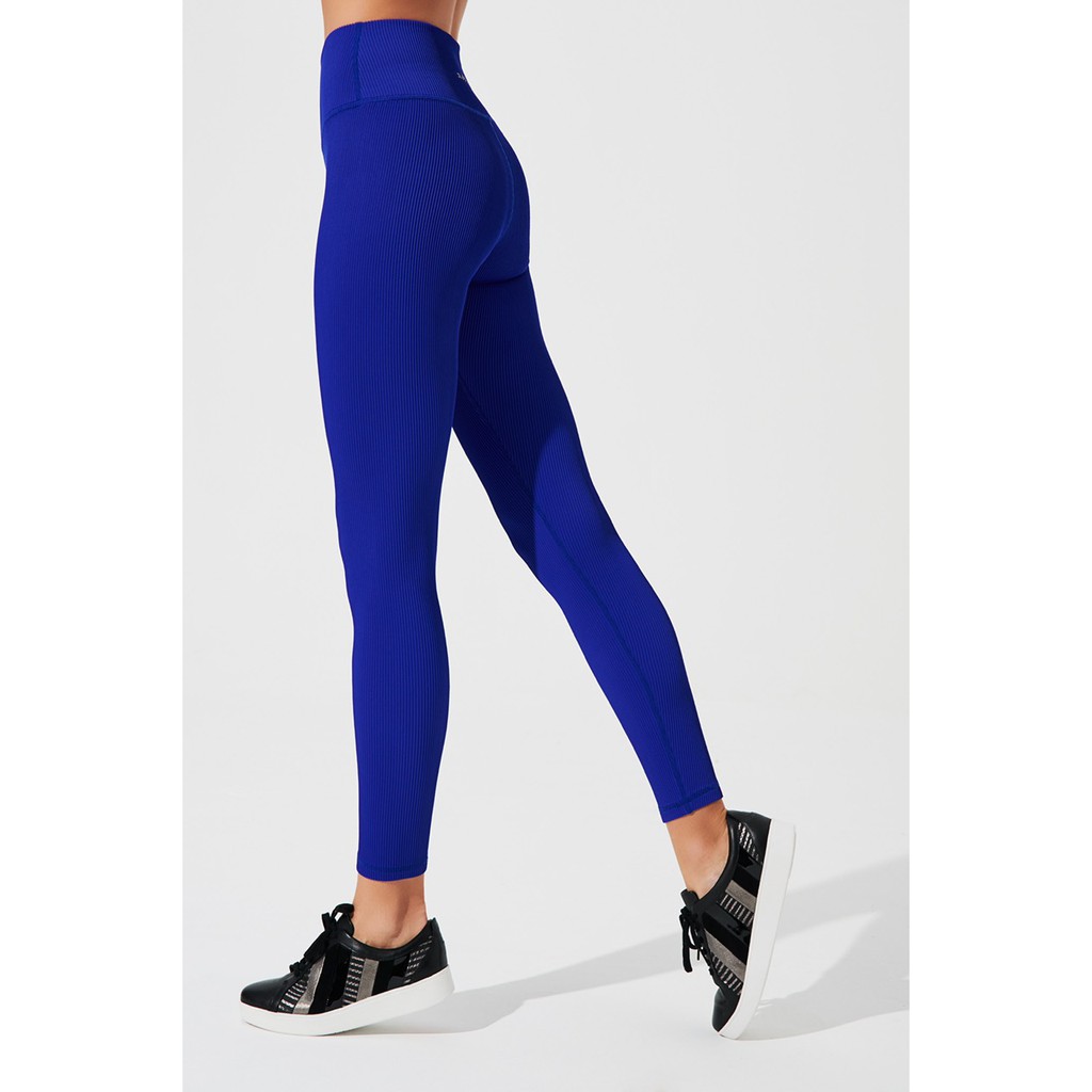 OLABEN Quần tập thể thao Yoga Gym lưng cao Egypian Blue Egrinma Legging