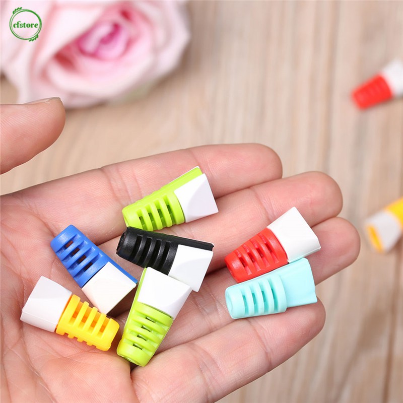 Set 2 đầu bảo vệ dây cáp sạc thiết kế mềm cho iPhone Android