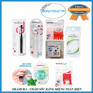 Dòng Sản Phẩm Chăm Sóc Răng Miệng Okamura: Bàn Chải Đánh Răng - Cạo Lưỡi - Tăm & Chỉ Nha Khoa - Bàn Chải Kẽ Răng