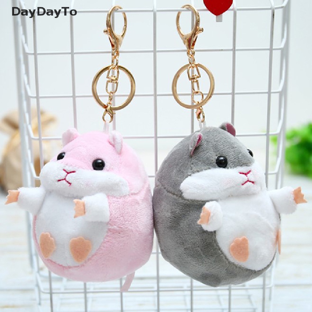 Móc Khóa Hình Chuột hamster Nhồi Bông Dễ Thương