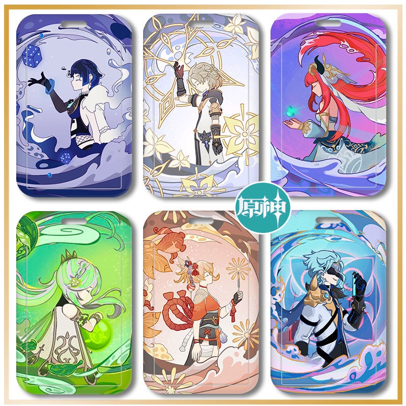Mới Dây Đeo Thẻ Họa Tiết Anime Yelan Độc Đáo