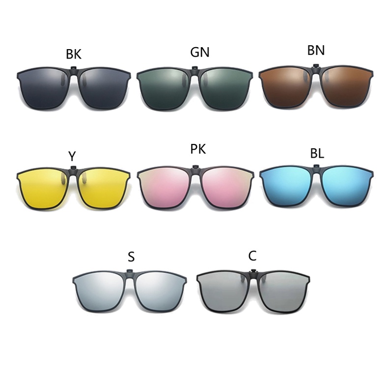 Tròng Kính Phân Cực Dạng Kẹp Có Thể Lật Lên Dùng Cho Lái Xe Ban Đêm