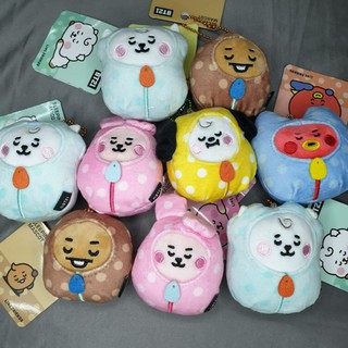 [ Tặng mã giảm 50% tối đa 20k ] Móc khóa BT21 baby - bé trứng bông ngủ