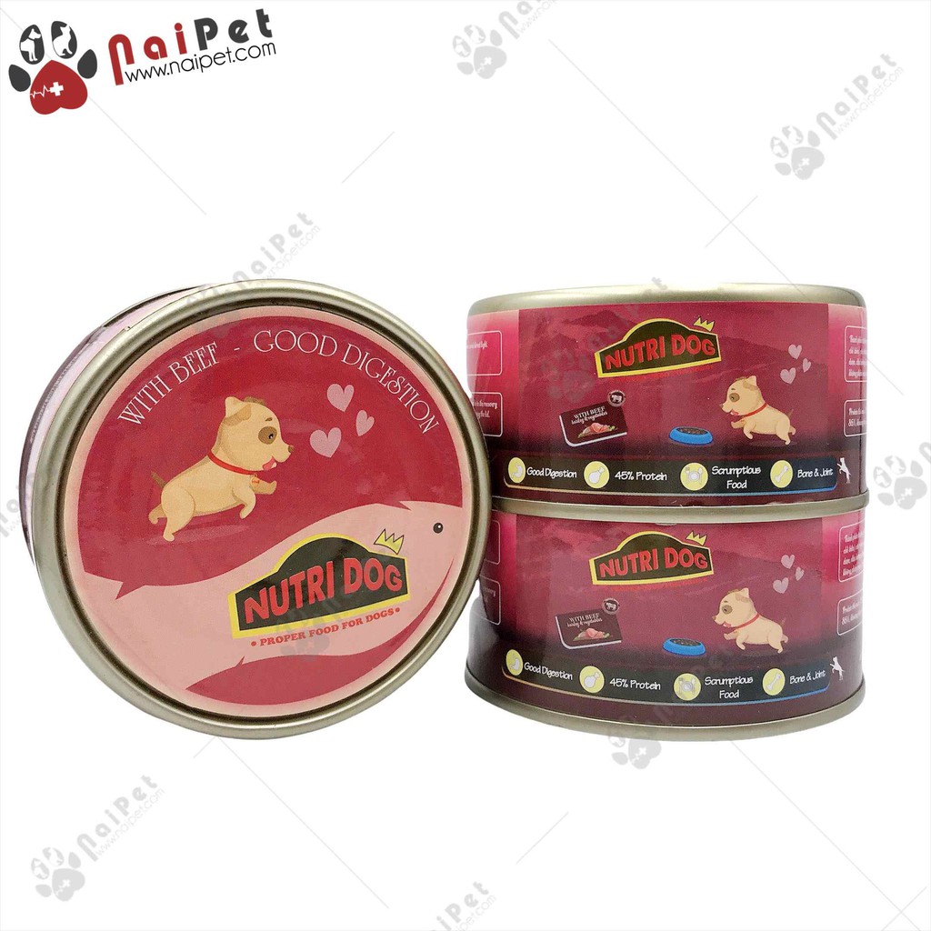 Pate Dinh Dưỡng Cho Chó Mèo Nutri 160g