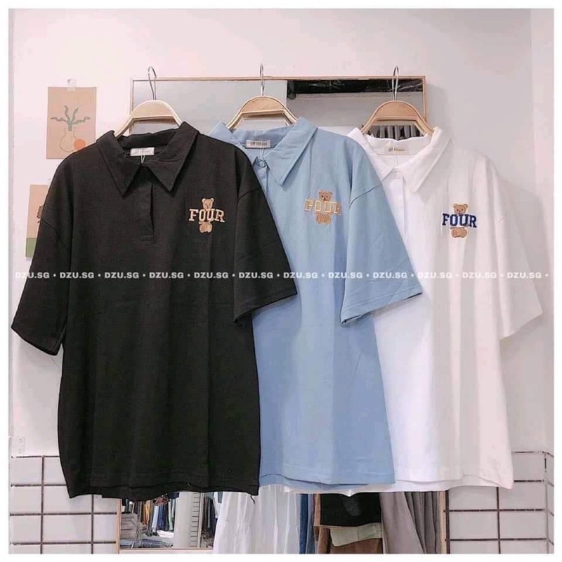 ( XẢ KHO )  Áo PoLo Có cổ, Chất cotton cực rẻ, Áo polo teen