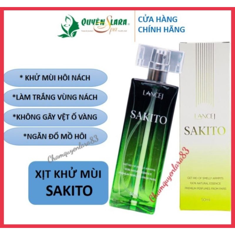 3 lọ Xịt khử mùi hôi nách 50ml , hết hôi chân, hạn chế tuyến mồ hôi, trắng da vùng nách