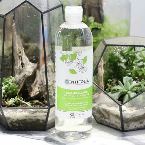 Nước Tẩy Trang Rau Má Centifolia Micellaire Water Pháp 500ml