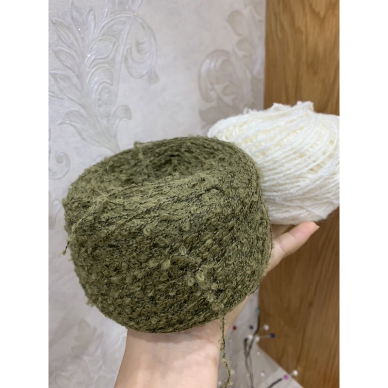 Sợi kiểu chập móc kèm sợi khác