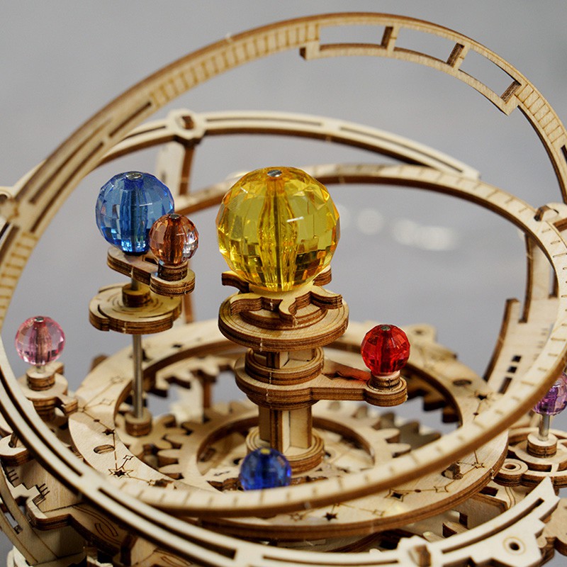 [BẢN QUỐC TẾ TIẾNG ANH] Mô hình Hộp nhạc Starry Night AMK51 Orrery Mechanical Music Box