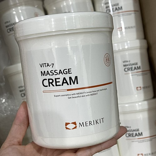 Cream Massage Vita-7 Merikit - Kem V7 Trắng Da, Săn Chắc  Cải Thiện Nếp Nhăn Da 1000ml