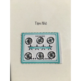 NÚT BẤM ÁO DÀI, NÚT BÓP, NÚT ÁO BÉ vỉ 6 nút